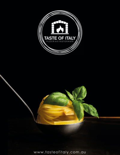 Taste of Italy Dine-In Menu - Page 1
