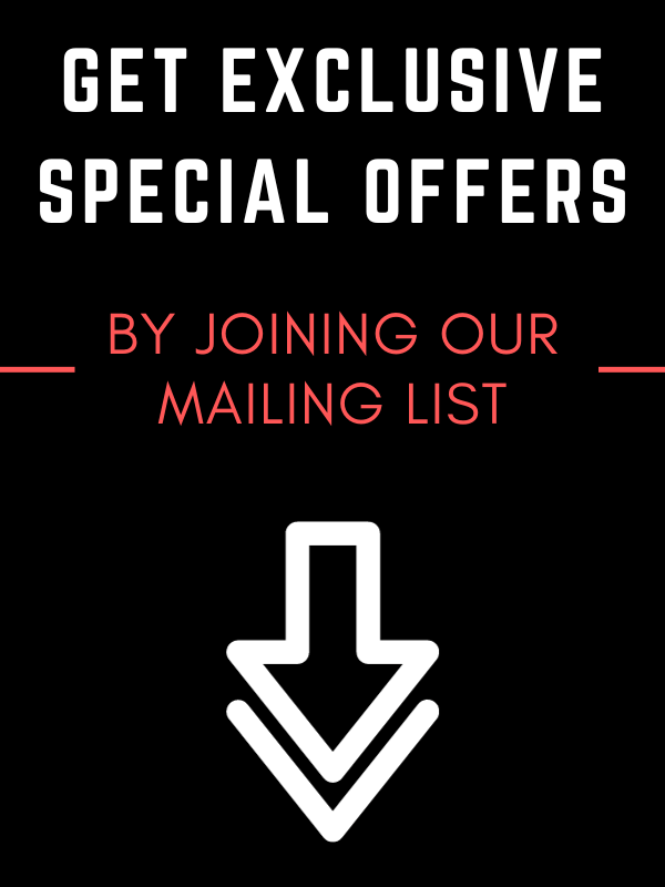 Receive exclusive specials and discounts